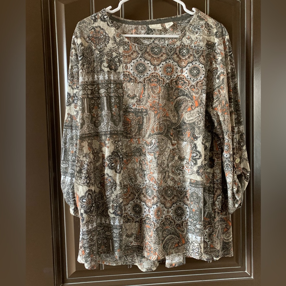 Westbound women’s Top, 3/4 sleeve, Size XL